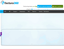 Tablet Screenshot of factura360.com